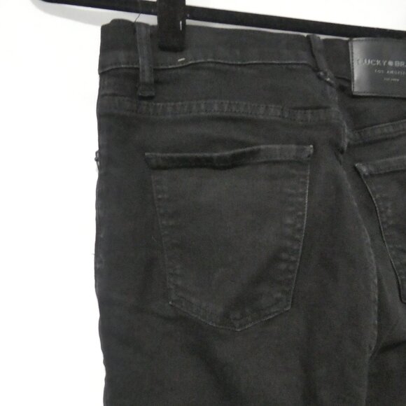 LUCKY BRAND - High Rise - Boot - Charlie | size 4/27 long | Black Denim Jeans - Picture 10 of 16